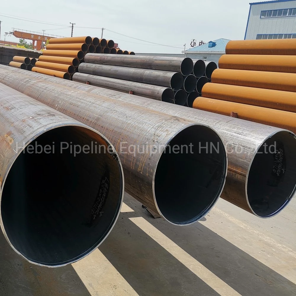 Large Diameter High Frequency Straight Seam Welded Steel Pipe for Fluids Transmission Water Structural GB/T9711 En10219 En10217 BS1387 S235jr S355 St37