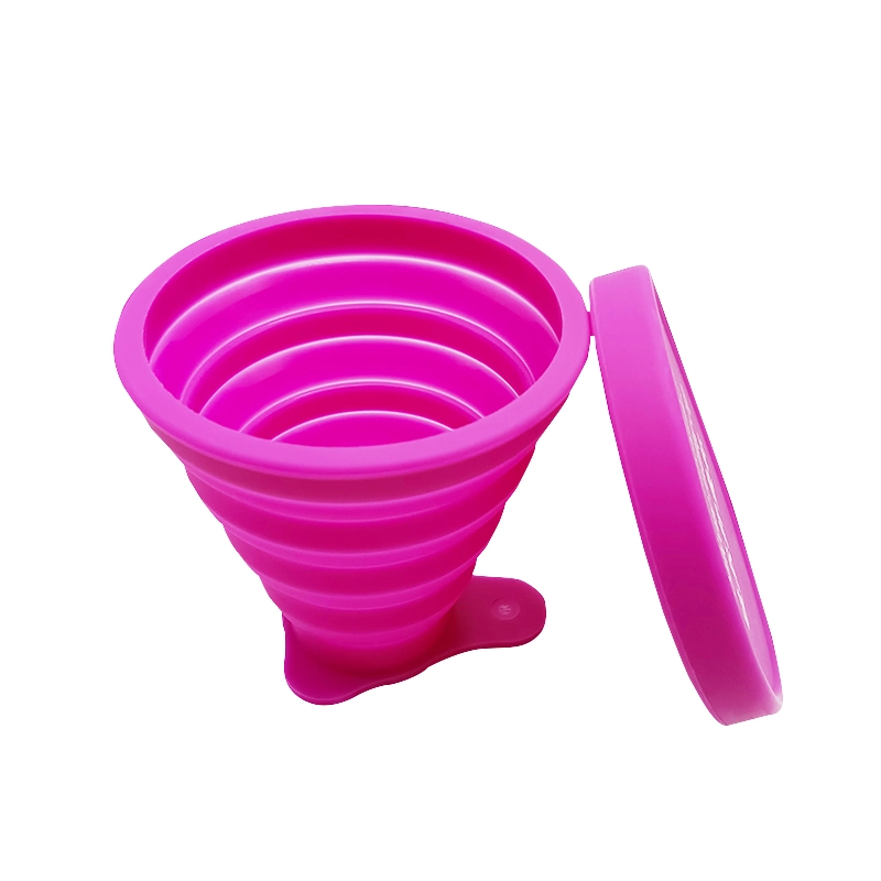 Wholesale/Supplier Custom Logo Promotion Gift Silicone Folding Water Cup Collapsible Coffee Cup