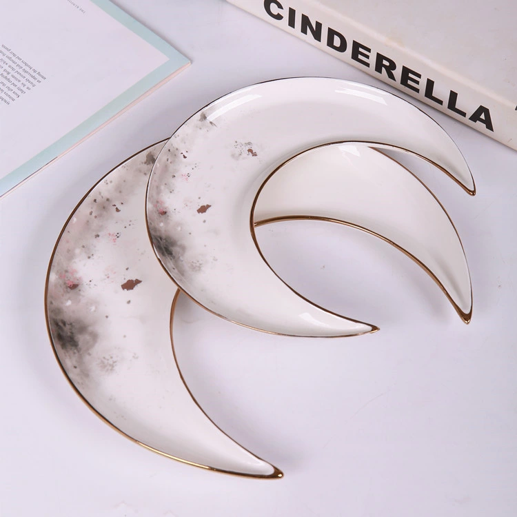 New Design Moon Star Shape Plate Dish Christmas Gifts & Crafts