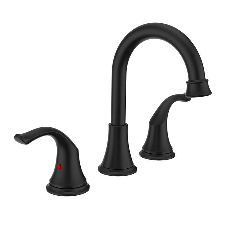 Sanipro NSF Bathtub Water Taps Two Handle Widespread Basin Faucet for Bathroom