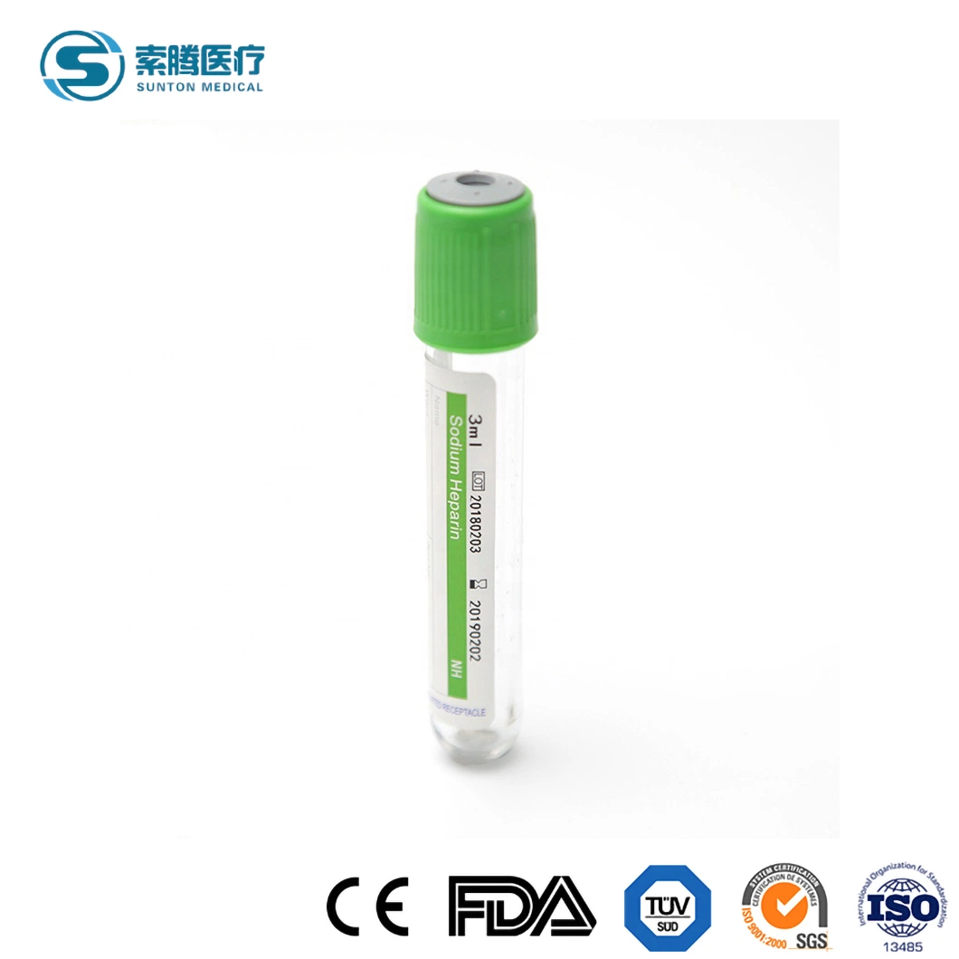 Sunton Sample Available Disposable Vacuum Blood Tube China Medical Use Vacuum Blood Collection Tube Factory Wholesale/Supplier Custom Oxalate Vacuum Blood Tube