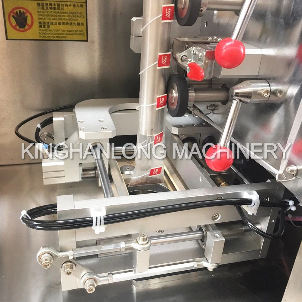 حقيبة كيتتش التعبئة السريعة من النايلون الآلي حقيبة شاي شبكة آلة التغليف 4 Head Weigher Tea Bag Machine Packing (ماكينة رفع شاي مزودة بآلات رفع