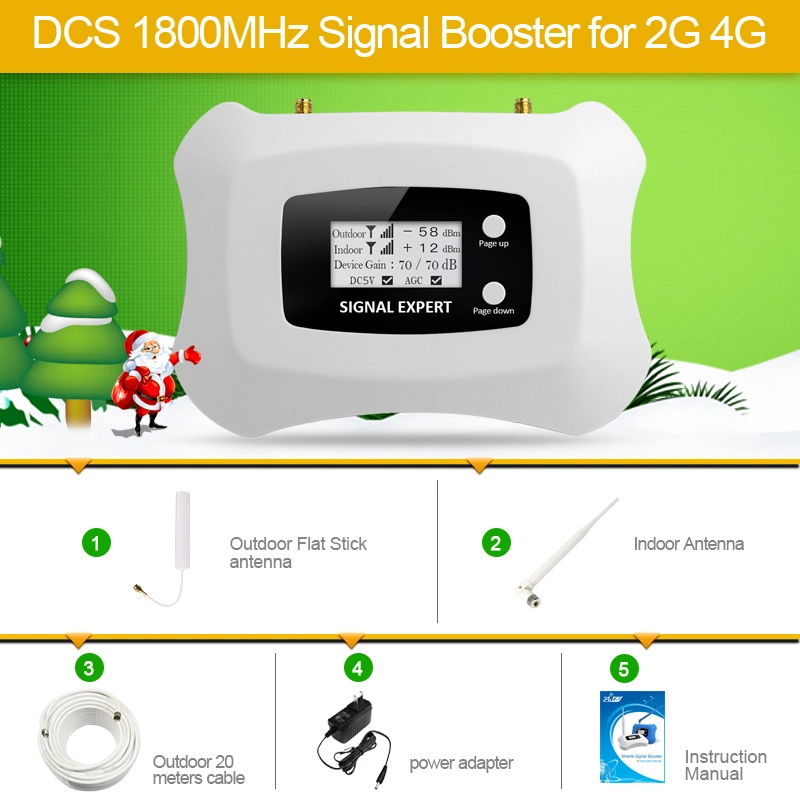 Home Use 1800MHz 2g 4G Mobile Signal Repeater