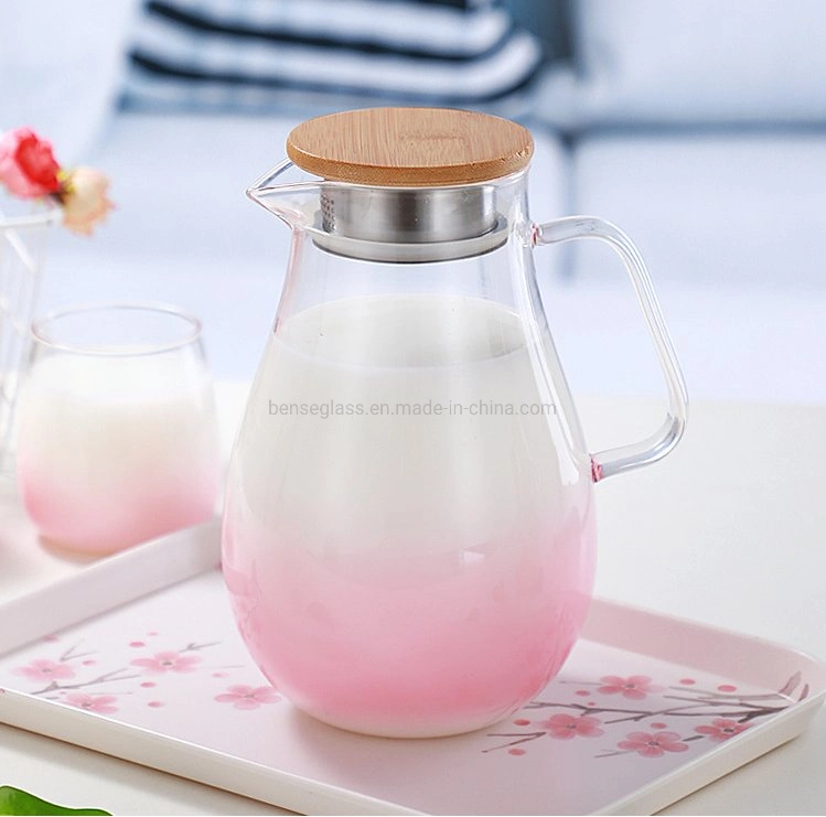 Cheap Wholesale Popular Water Jug Set Drinking Glassware Water Luxury Kettle Glass Set Cup Set