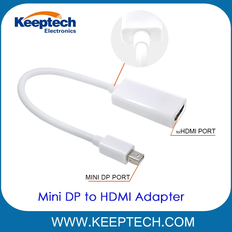 Mini Dp ao cabo adaptador HDMI para o MacBook Pro Air Raio