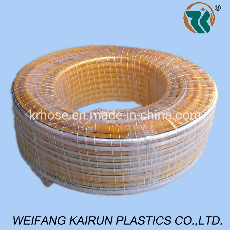 Fiber Braids Reinforced Wp 40bar Small Diameter PVC Spray Hoses with Brass Connector