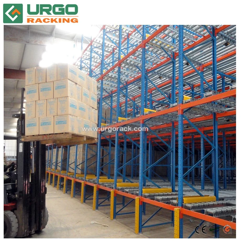 Warehouse Shelve Storage Racking Customized Gravity Roller Pallet Racking