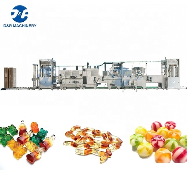 Línea de producción de caramelos de gelatina en planta de almidón Mogul