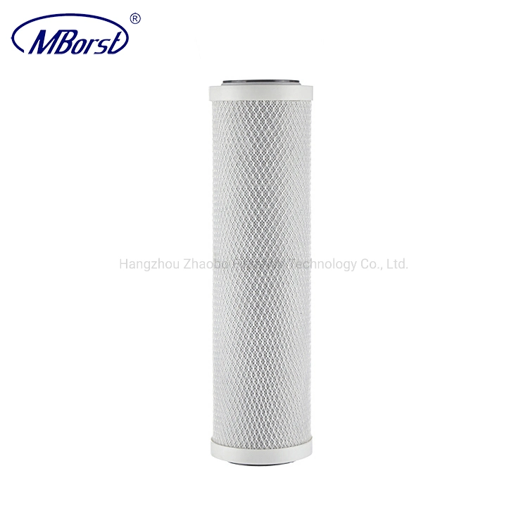 OEM/ODM Manufacturer Hot Sale Activated Carbon Block Filter Cartridge with Coconut Shell 10" 20" 40" for Water Purifier Home Reverse Osmosis Water Filter System