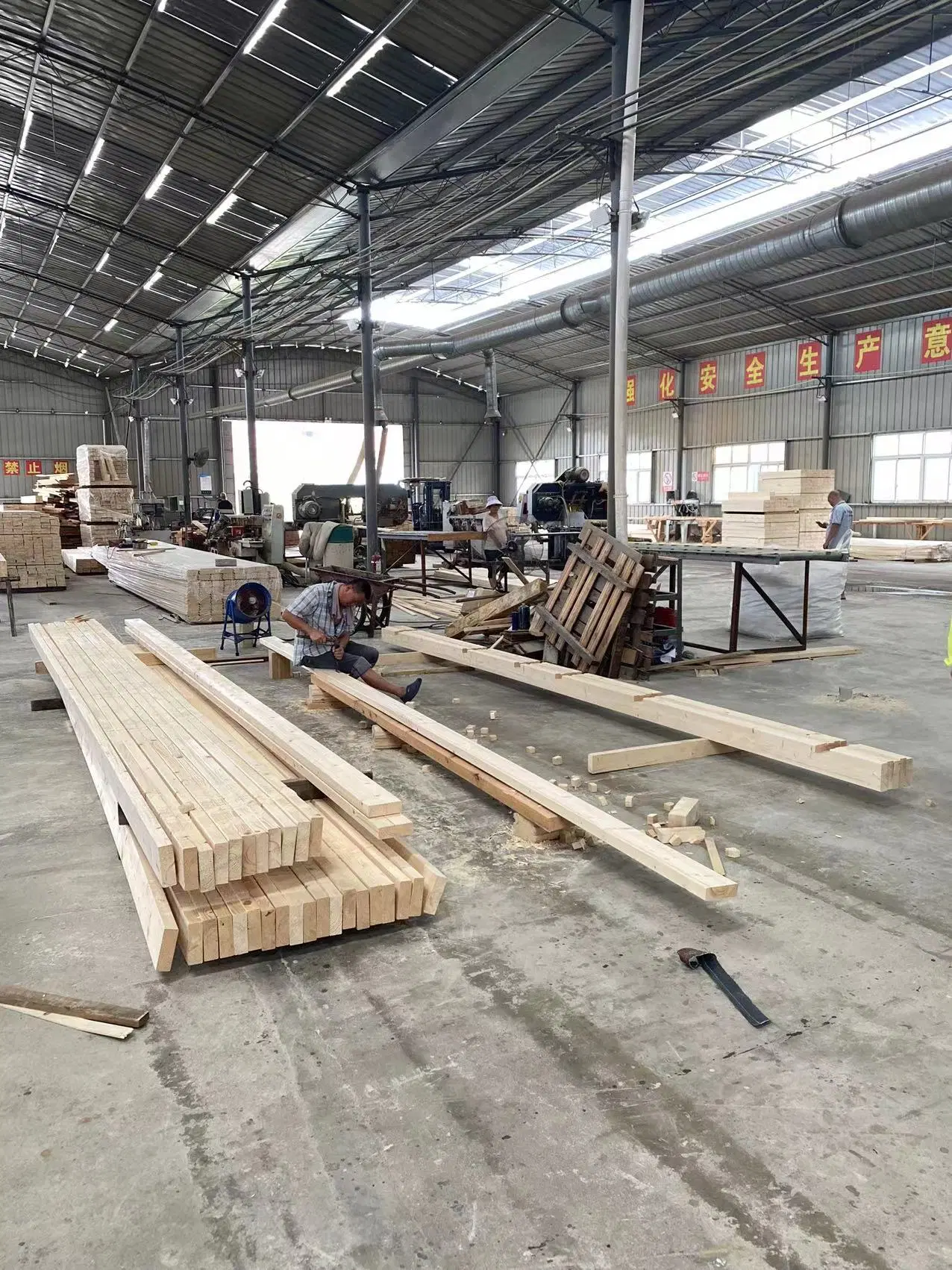 La estructura de madera vigas laminadas de LVL -0001 Villa casa de madera para construcción australiana