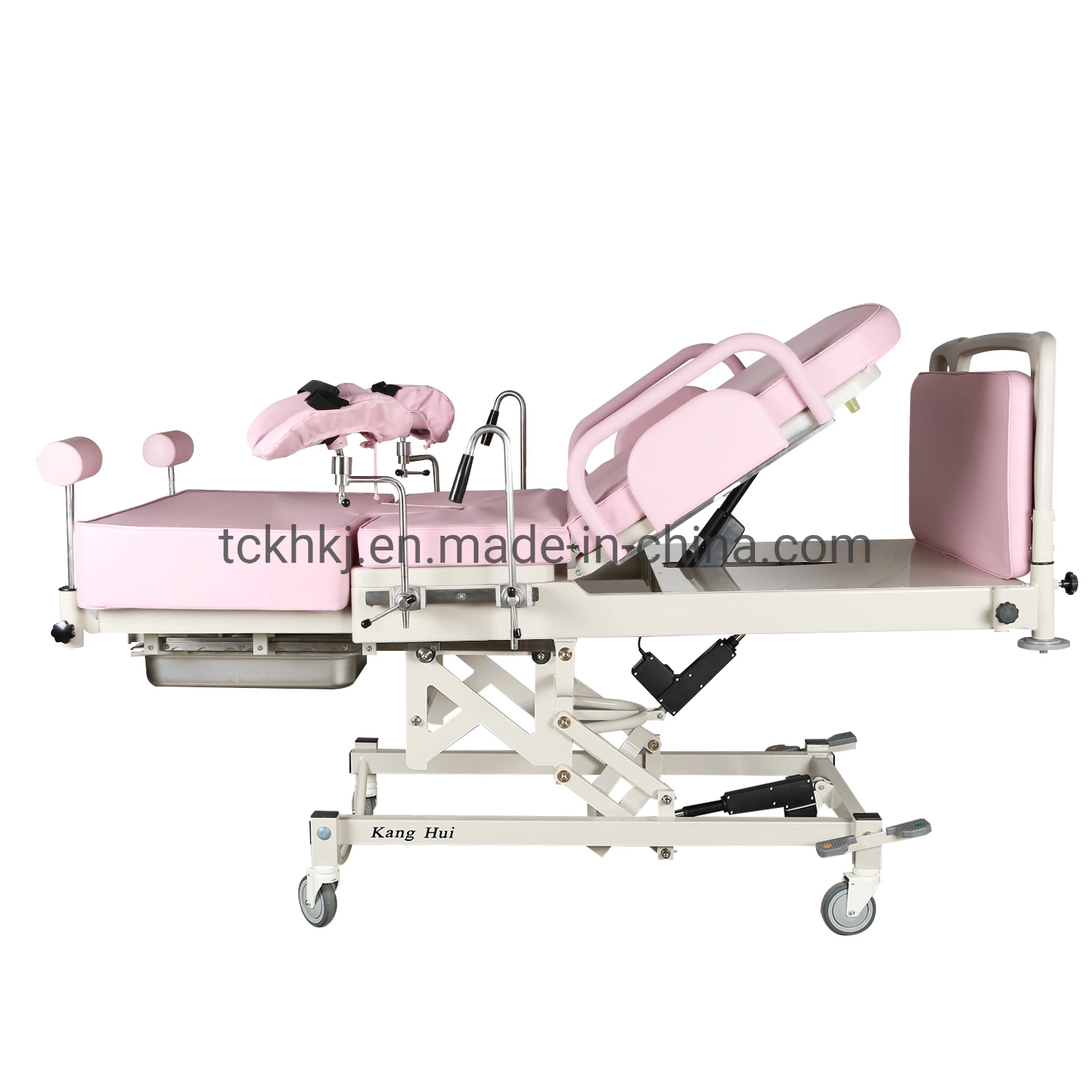 Electric Delivery Women Hospital Device Gynecology Obstetric Operating with IV Stand Bed