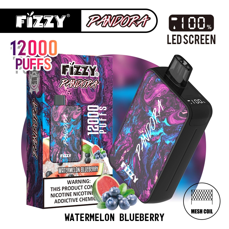 Vapor Produkte Fizzy Pandora Big Volume E Cig Einweg Vape 12000 Puff