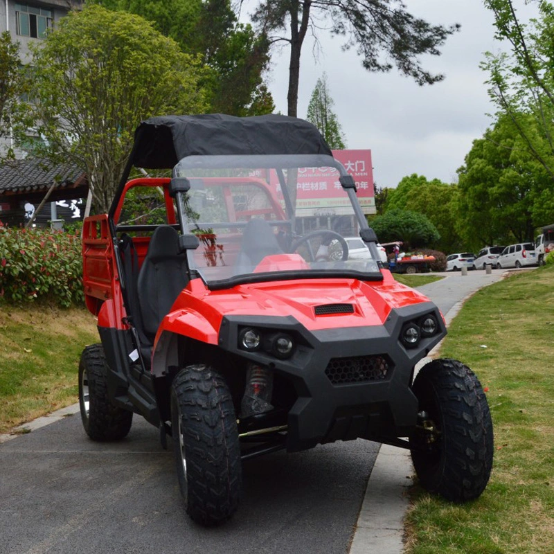 Haute qualité Puissant 3000W UTV électrique Voiture agricole électrique avec remorque de caisse de chargement 2000W 3000W UTV agricole à vendre.