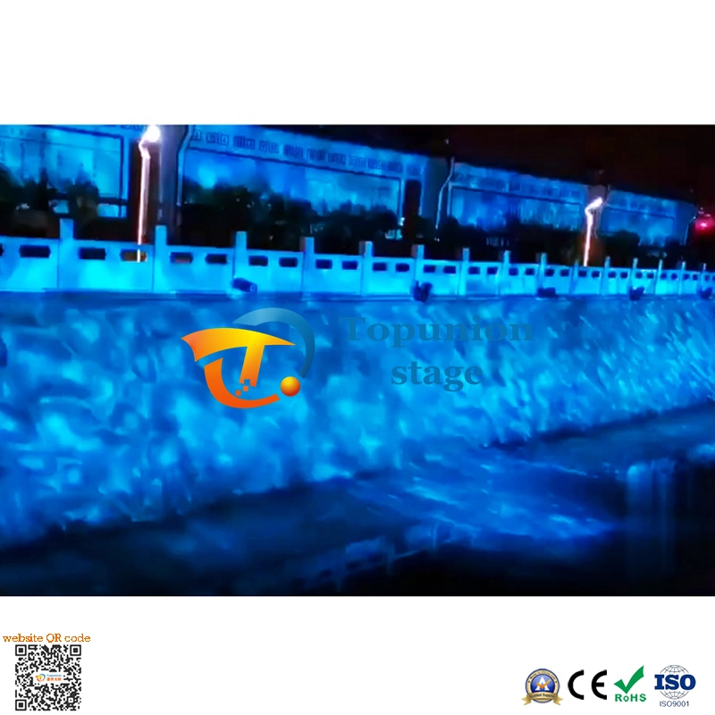 Outdoor IP65 40W Full Color Dynamic Waterproof Wave Water Ripple Light