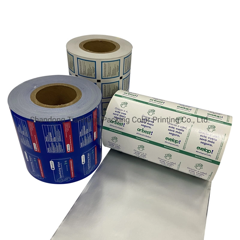 73GSM Four Layer Aluminium Foil Laminated Paper Roll for Alcohol Pad Wrapping