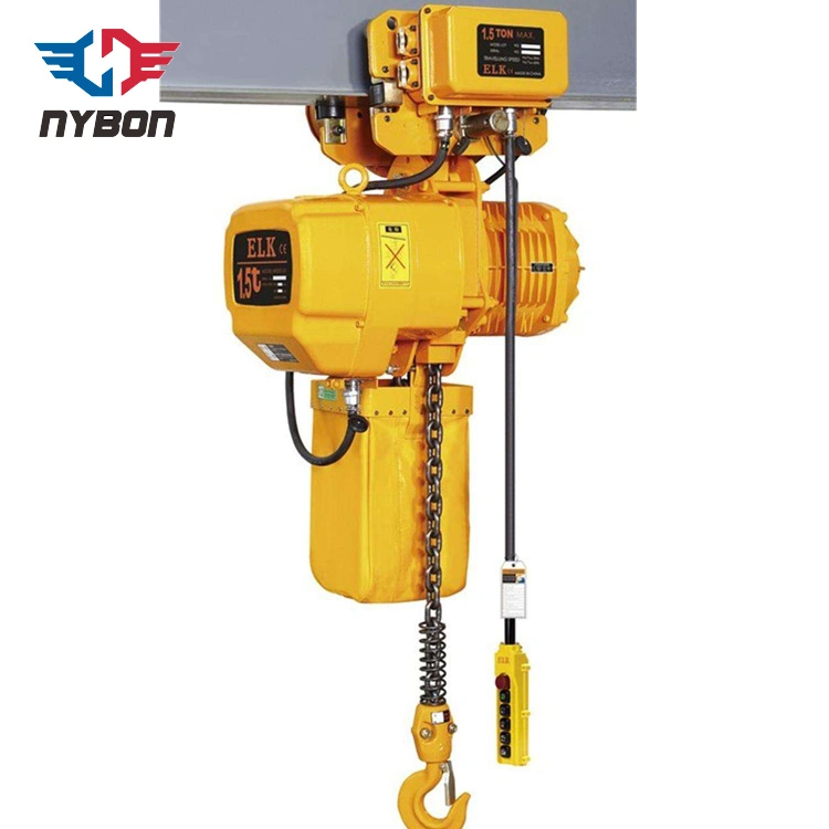 China Factory Electric Chain Hoist Double Speed Lifting