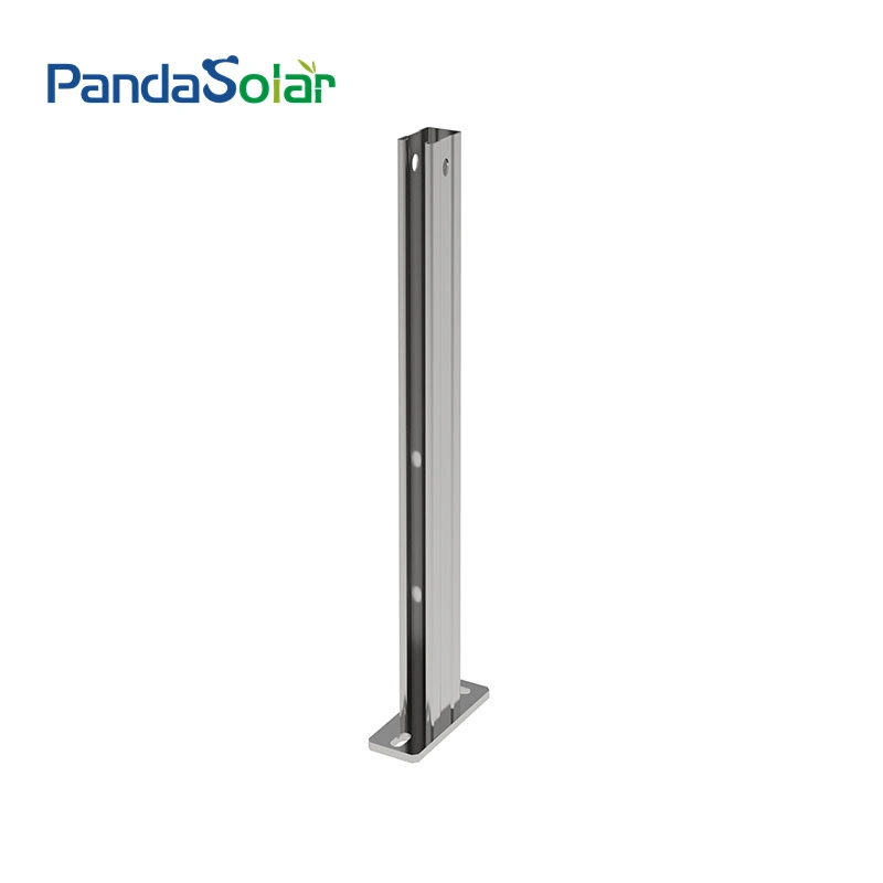 Hot-Dipped Galvanized U Steel Solar Panel Structure Ground Brackets