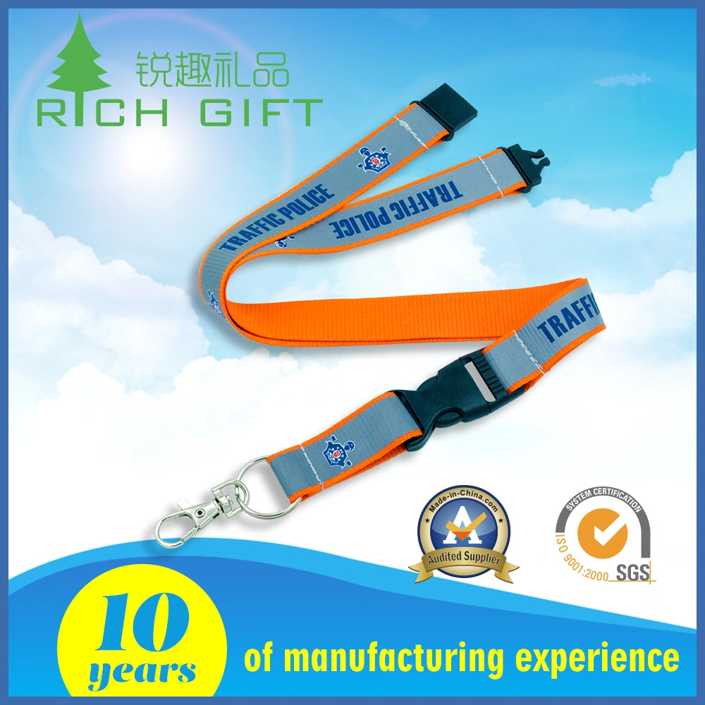 Fábrica de China Wholesale/Supplier Lanyards personalizados con el tarjeta habiente insignias del molinete para artículos de regalo