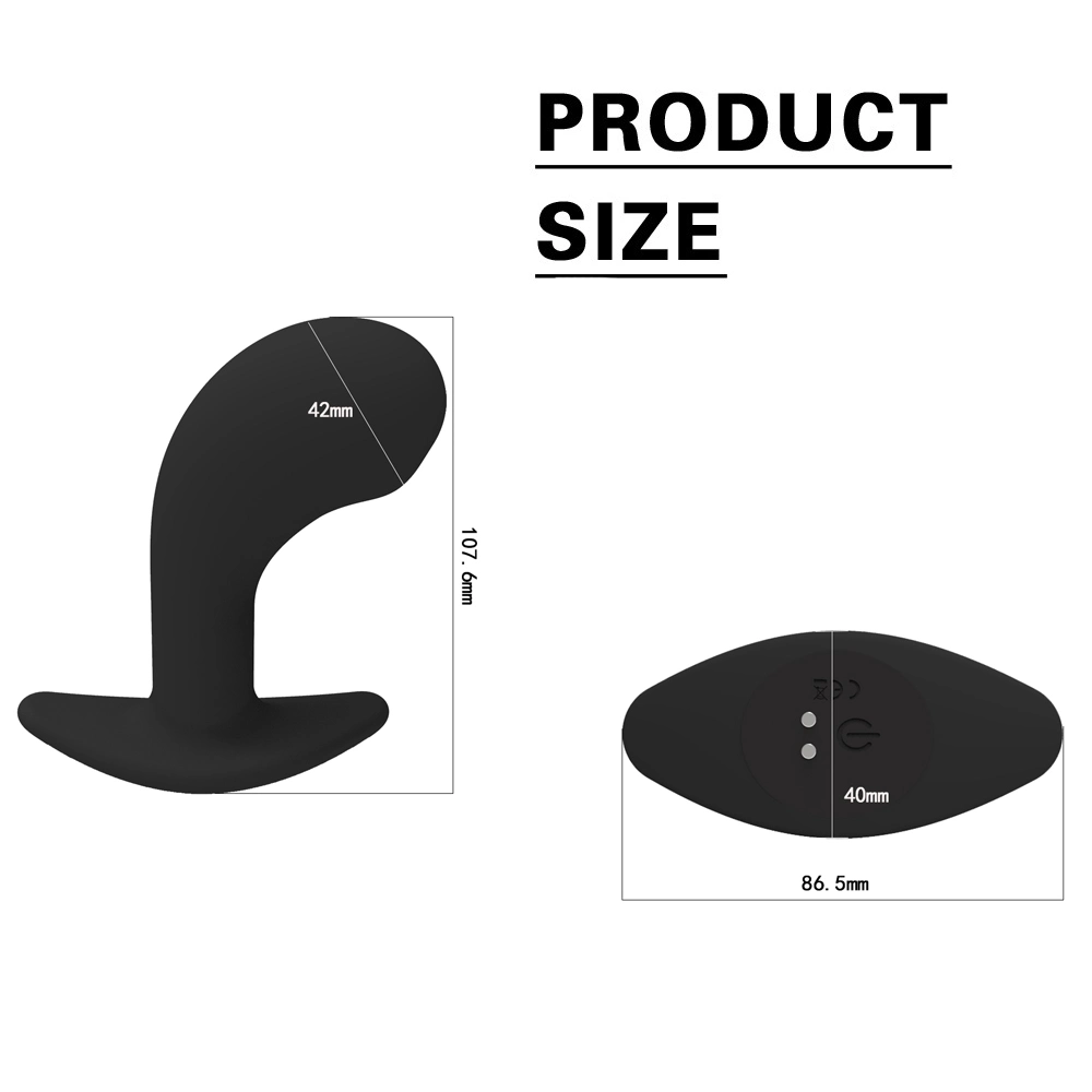 Factory Wholesale/Supplier Male Prostata Massage Vibrating Waterproof Anal Butt Plug G Spot Silicone Prostate Massager Anal Sex Toys