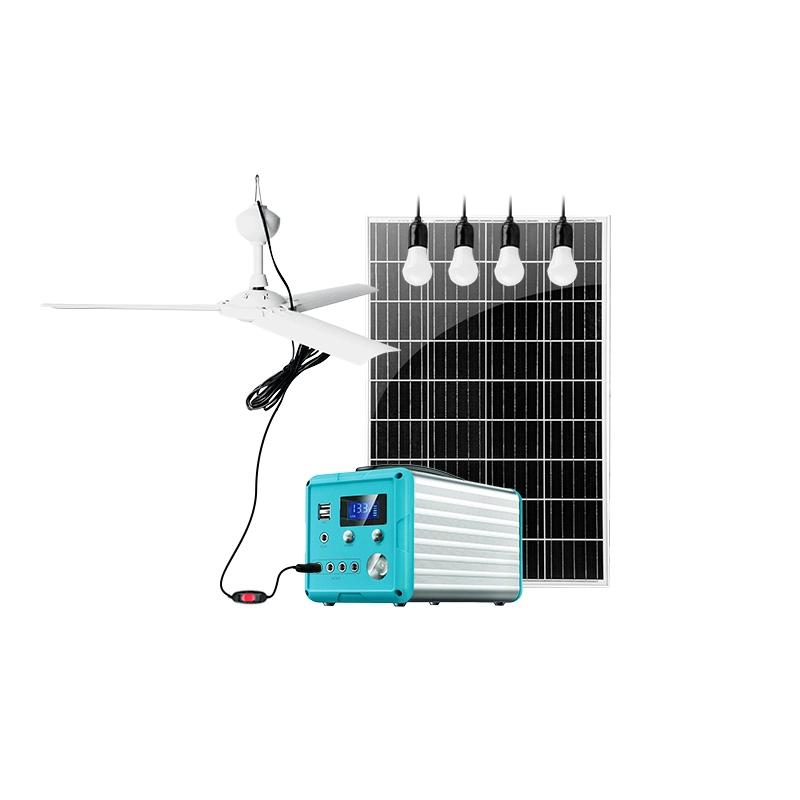 Mejor vendedor Luz de emergencia Inicio Power Panel antorcha pequeña Solar Kit de sistema Camping Linterna Banco de energía para teléfono móvil