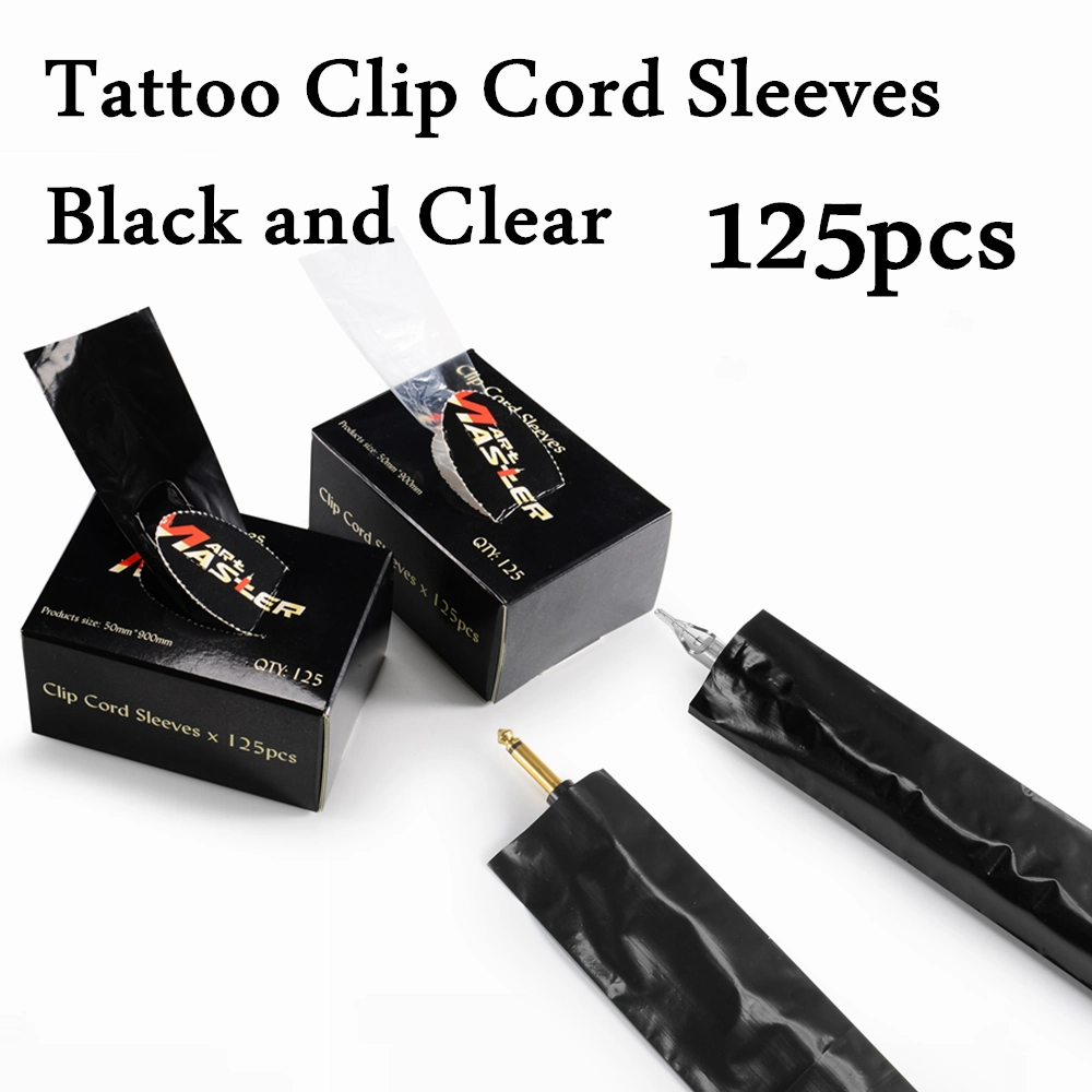 Großhandel Einweg Kunststoff Tattoo Clip Cord Sleeves Tattoo Supplies