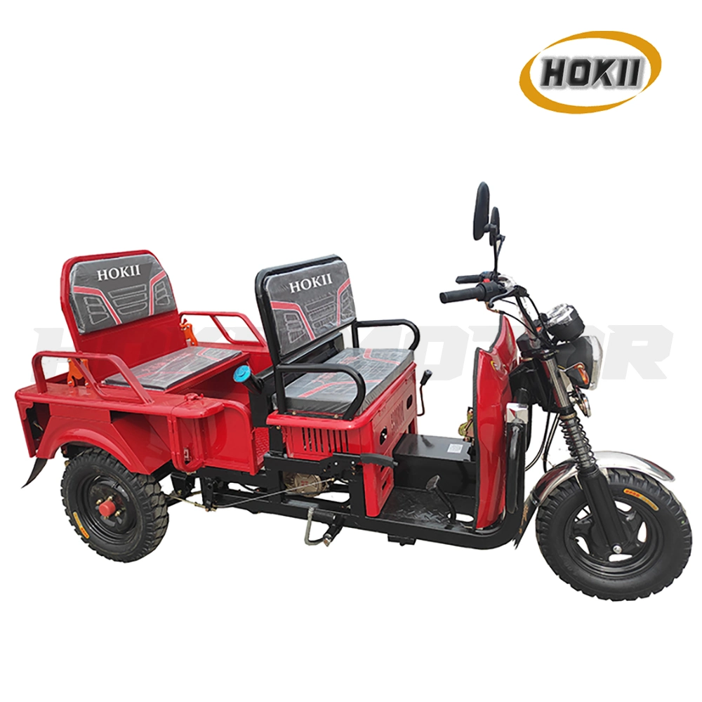 Good Quality Electri Rickshaw 2023 Manufacturer New Design Cheap Price Gasoline Cargo Tricycle Three Wheeler Trike for Sale