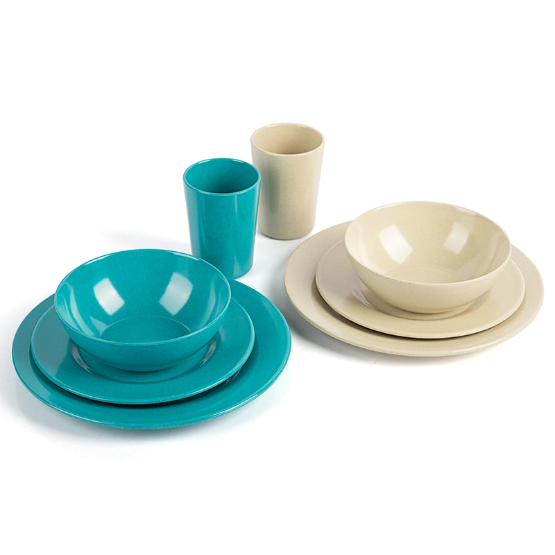 Um material de melamina8 Placa de melamina Dinnerware define