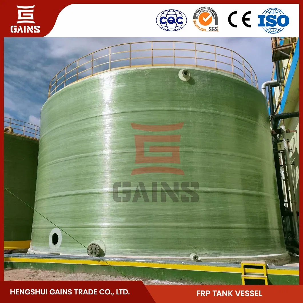 Gains FRP Winding Chemical Storage Tank Wholesaler China FRP Winding Product