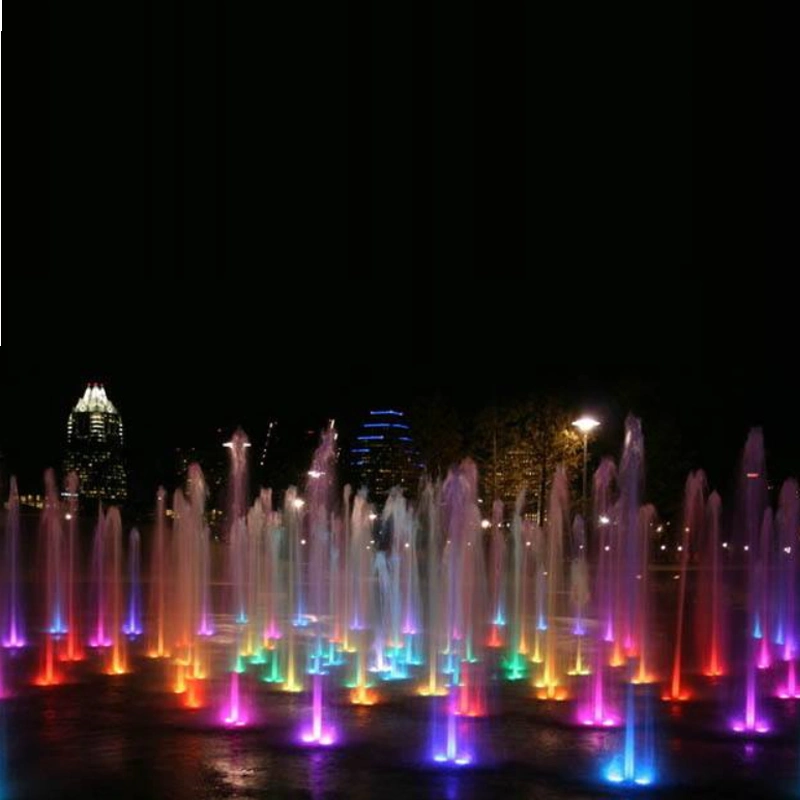 Round Shape Outdoor DMX 512 Lights Decorations Fountain Designs