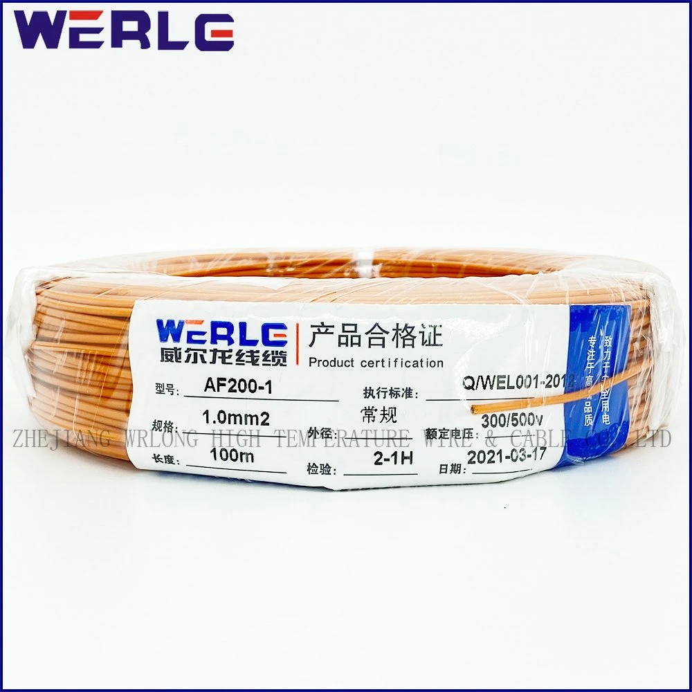 UL 3135 AWG 25 isolés de PVC orange fil Tinner Cooper en silicone