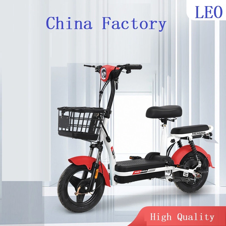 Promote Two Wheeled 48V 12A Lead-Acid Battery Large Electric Bicycle Scooter with Pedal