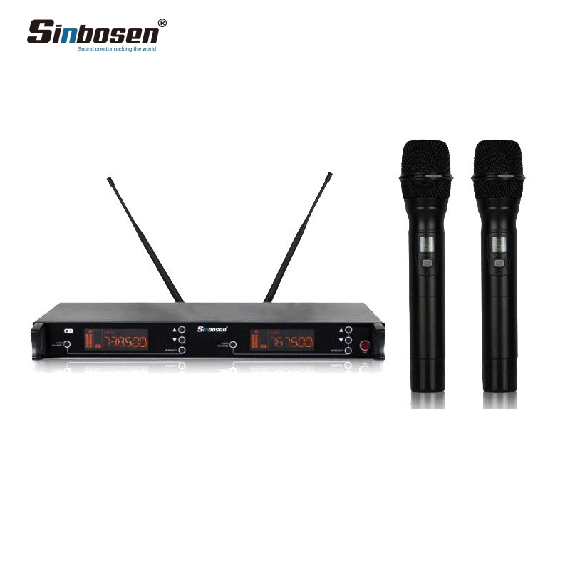 Cheap Price Dual-Channel Conversion FM Wireless Karaoke Microphone Su-39