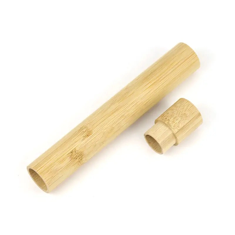 Eco-Friendly Natural Bamboo Tubes Packaging, Bamboo Toothbrush Holder, Bamboo Toothbrush Case
