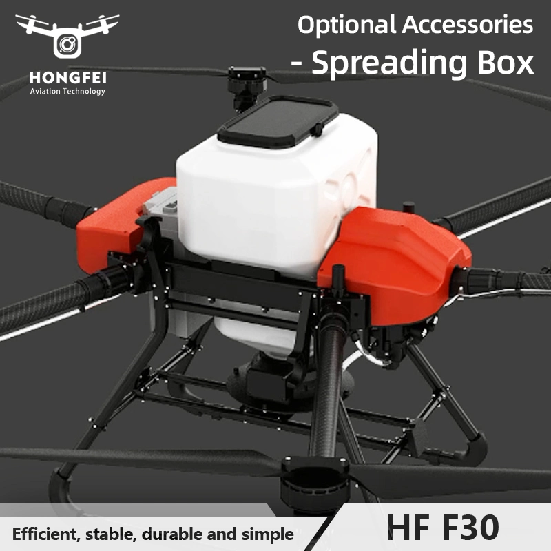 F30 Fibra de carbono de alta resistencia plegable Agricultura Drone Marco 30L Bastidor Drone multiuso estable de gran capacidad