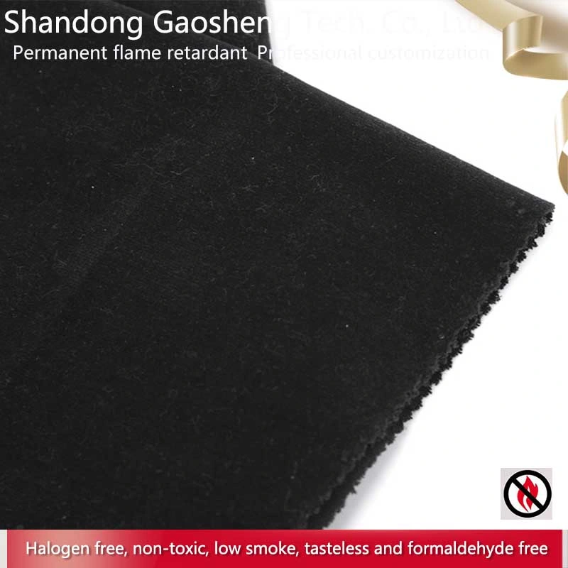 100% Inherently Flame Retardant Polyester Cut Pile Woven Heavy Velvet for Stage Curtain