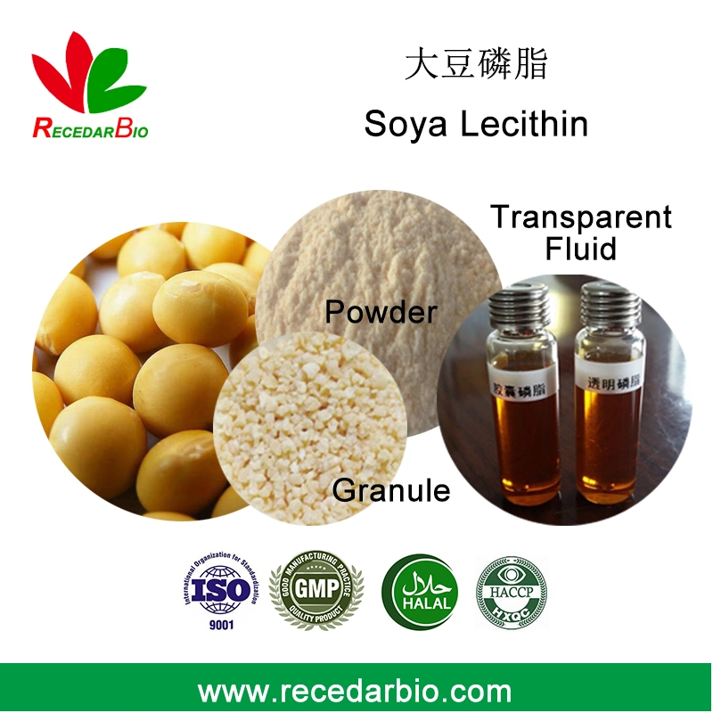 Extrait de soja en poudre ou liquide transparent des granules de soja Lécithine de soja