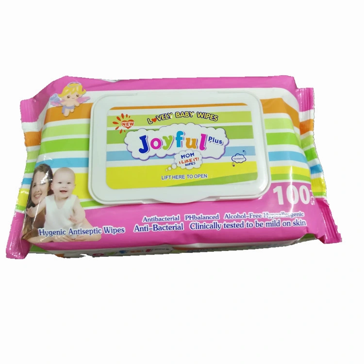 15*20 Cm 80 Pieces Soft and Safe Wet Baby Wipes