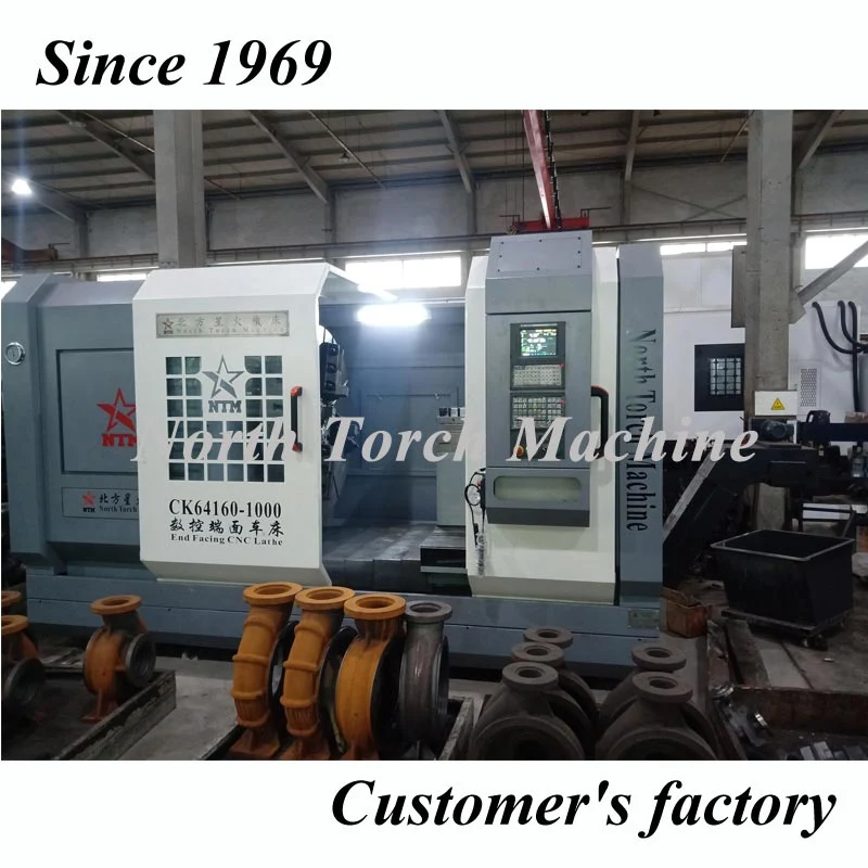 CE Certificate Horizontal CNC Lathe with Milling Drilling Function for Turning Facing Flange, Wheel