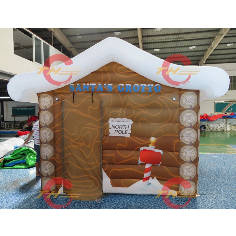 Customize Christmas Inflatable Santa's Grotto, Inflatable Christmas House, Inflatable Christmas