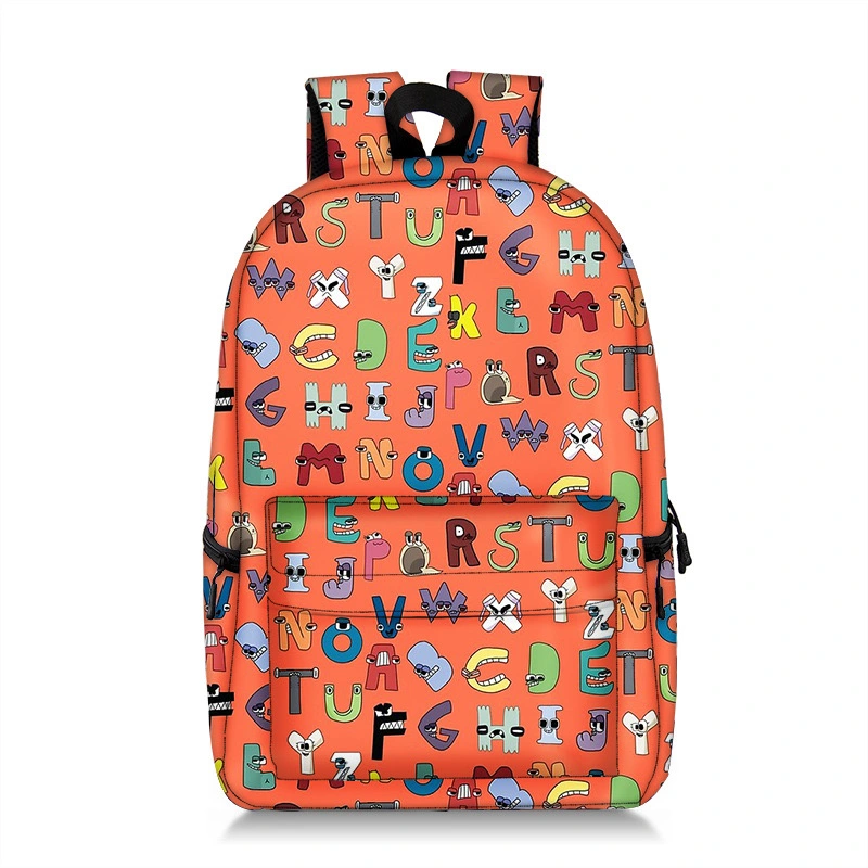 In Stock Kids Travel Bag Kindergarten School Back with ABC Printing