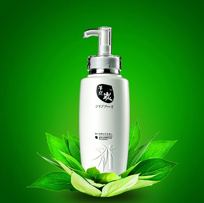 Qiansitan refrescante &amp;Herbal Champú Cabello Control de aceite.