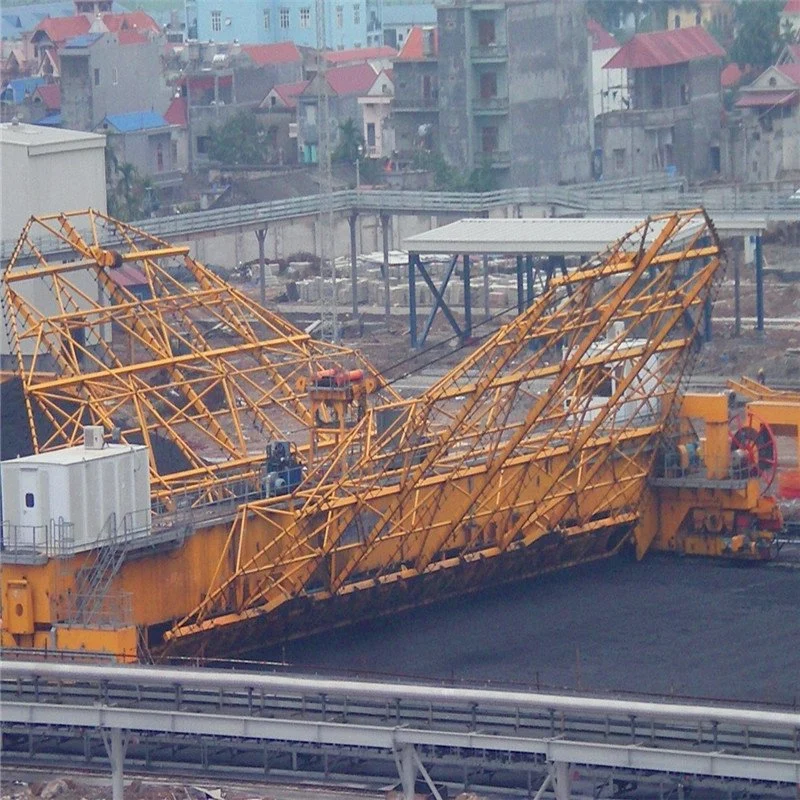 Coal / Coke Closed Bin Belt Stacker and Scraper Reclaimer