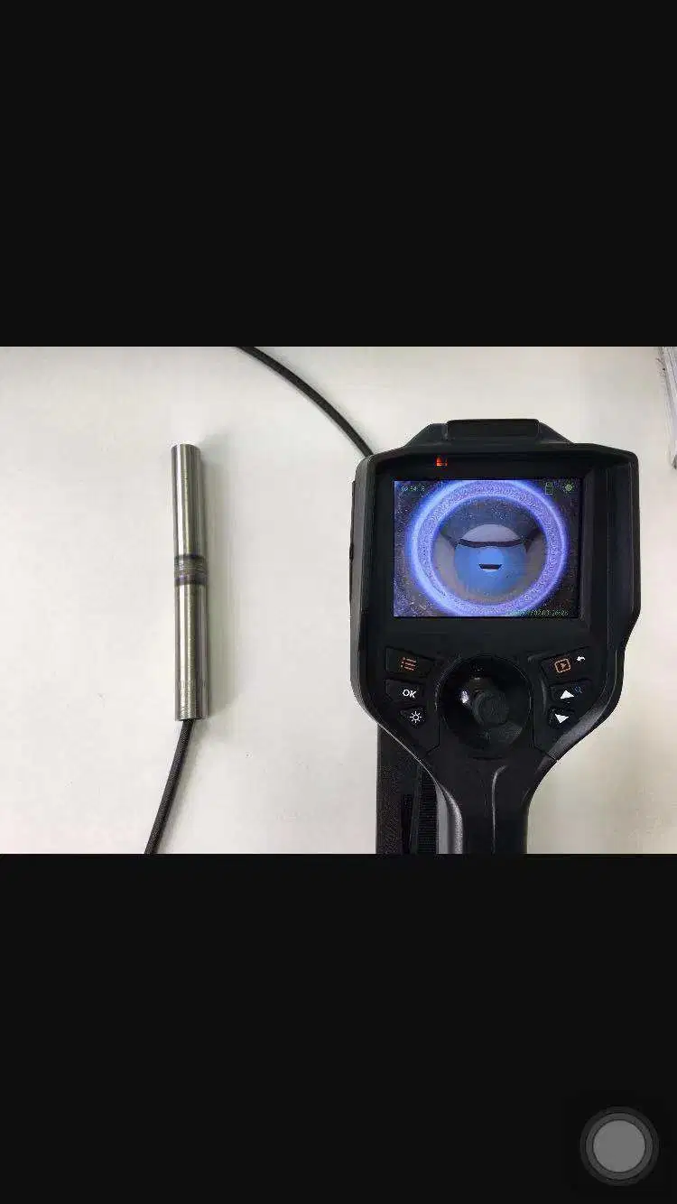 Boroscópio industrial flexível, câmara de inspeção, à prova de água de duas lentes, IP67 360 Joystick de graus