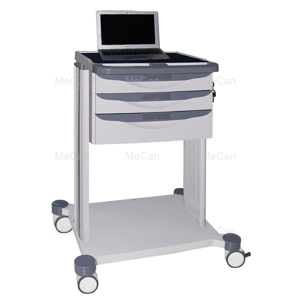 Customized Stainless Steel Two-Drawer Collecting Nursing Trolley Hospital Cart with Good Service