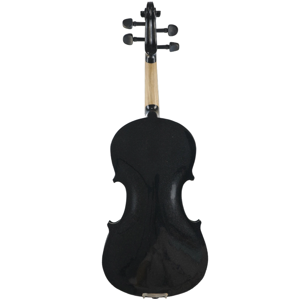 Cheap Price Black Colored Linden Students Violin 4/4 3/4 1/2 1/4 1/8 1/10 1/16