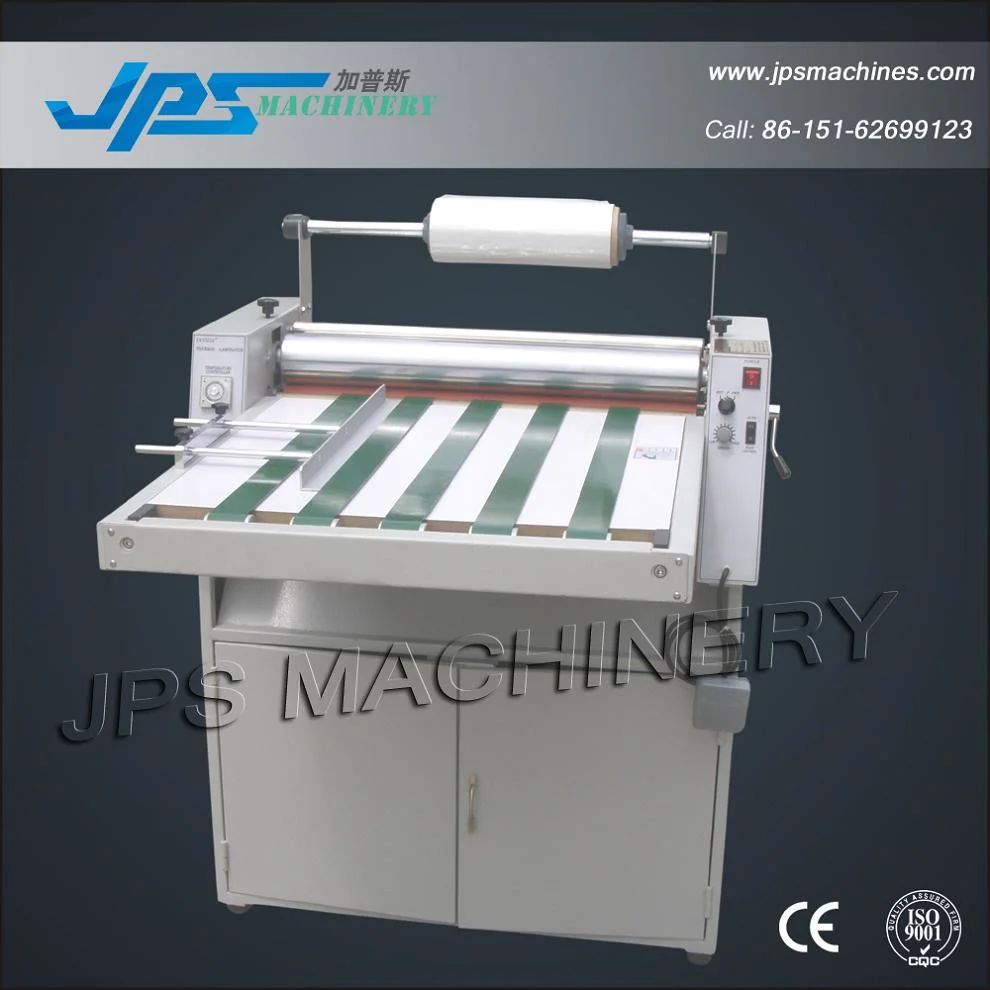 JPS-650f ماكينة الترقق الحراري التلقائي للملصق الواقي والبلاستيك ورقة