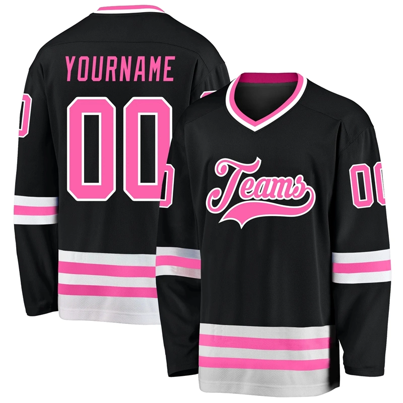 Sublimated 100% Polyester Wholesale/Supplier Mens Hockey Jersey