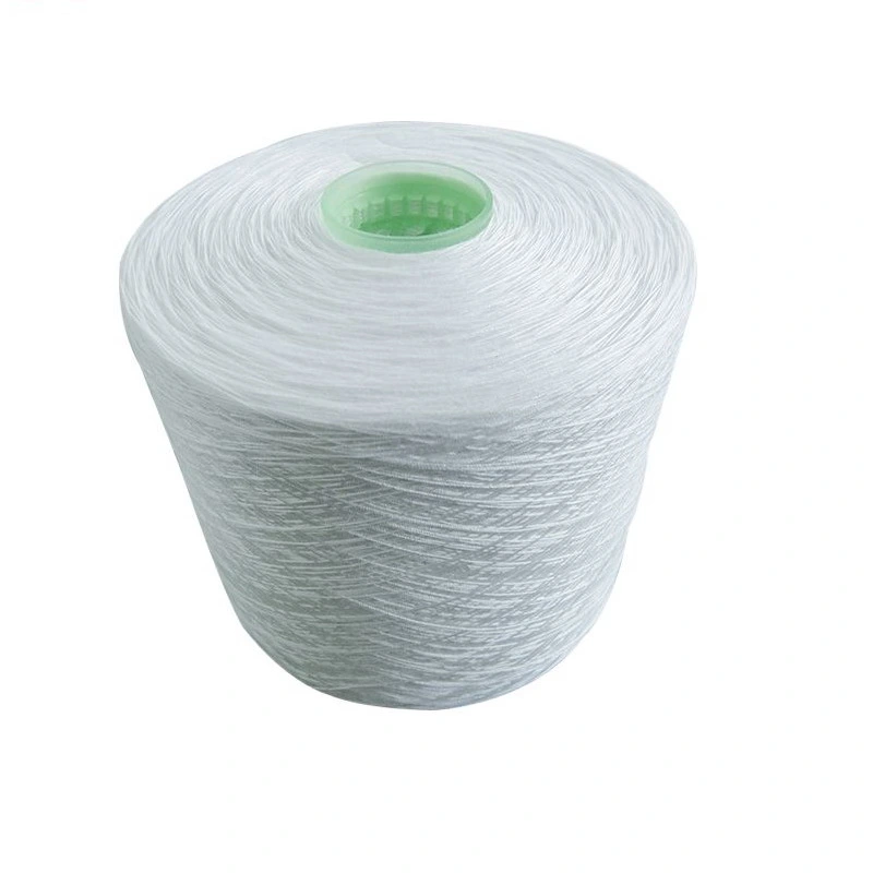 China Textile Manufacturer Wholesale/Supplier Raw White Spun Polyester Yarn 42s/2 Tfo Sewing Thread