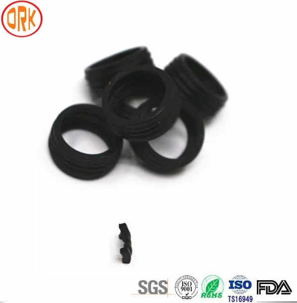 Different Silicone Good Compression Set Black Custom Rubber Seal