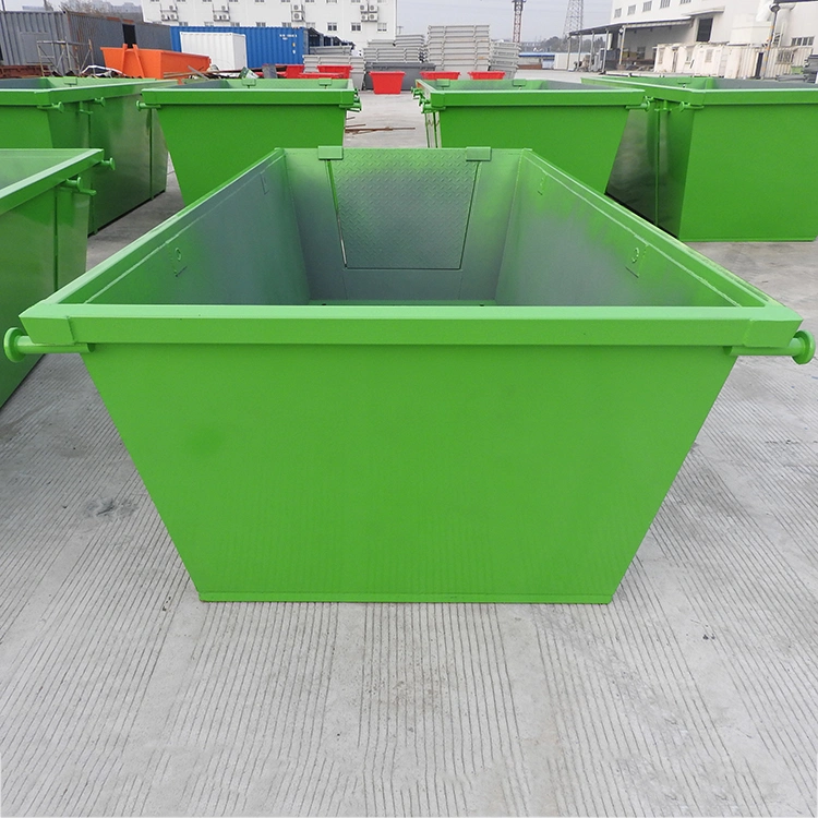 Dump Truck Steel Waste Garbage Bin Skip Containers